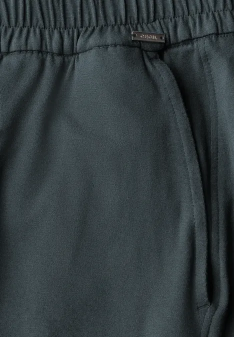 Wide Leg Jersey-Hose slate khaki