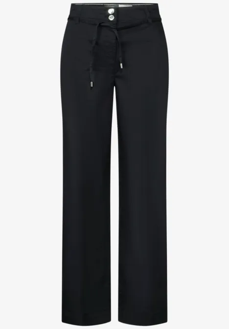 Wide Leg Hose Black