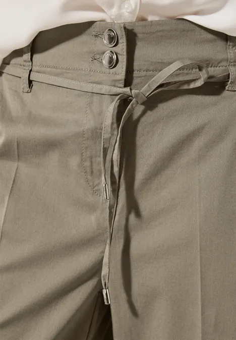 Wide Leg Hose smoky taupe
