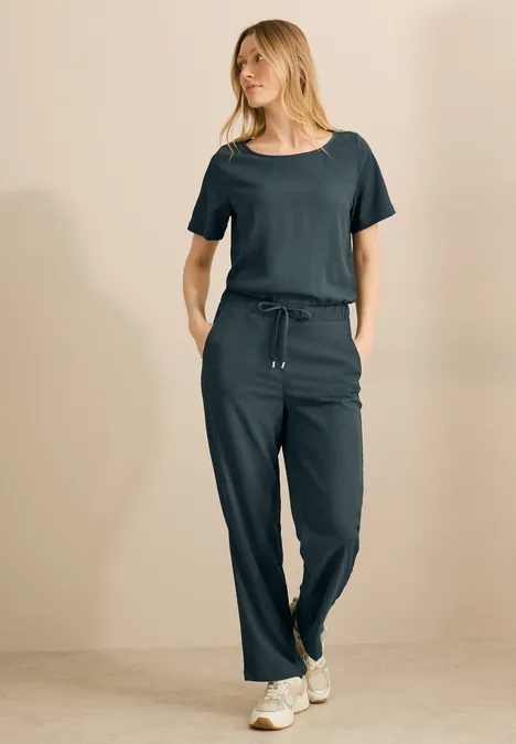 Jumpsuit mit Struktur slate khaki