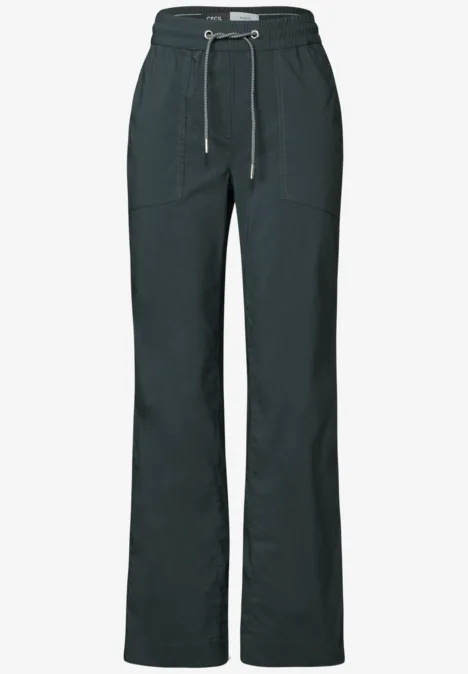 Wide Leg Hose slate khaki