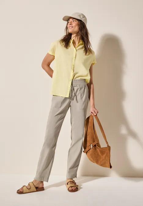 Casual Fit Hose jute beige