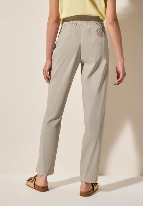 Casual Fit Hose jute beige