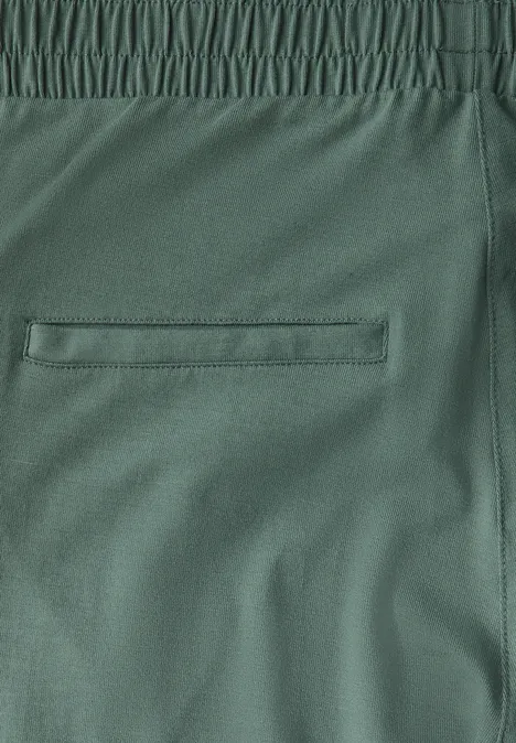 Wide Leg Jersey-Hose balmy khaki