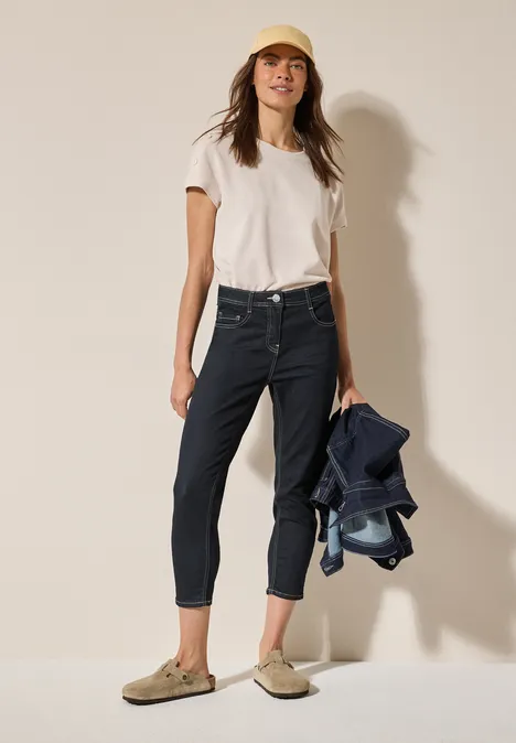 3/4 Jeans rinsed wash