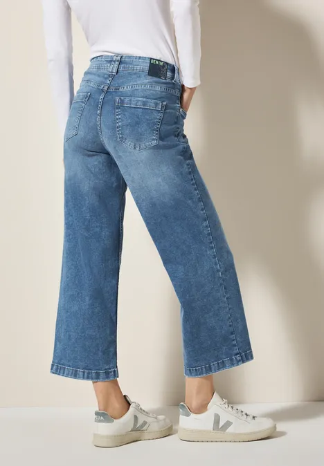 Wide Leg Jeans light blue washed