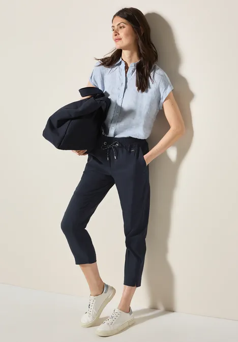 Hose im Casual Fit universal blue