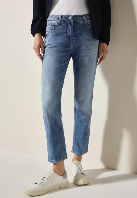 7/8 Jeans light blue washed