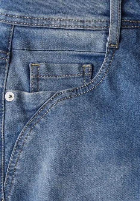 7/8 Jeans light blue washed