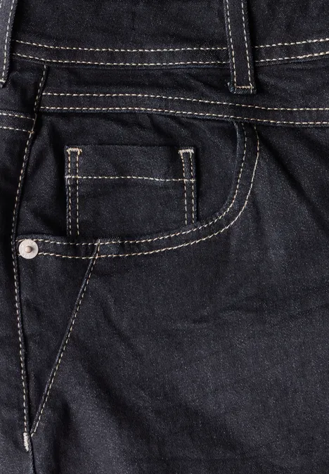 Wide Leg Jeans rinsed wash