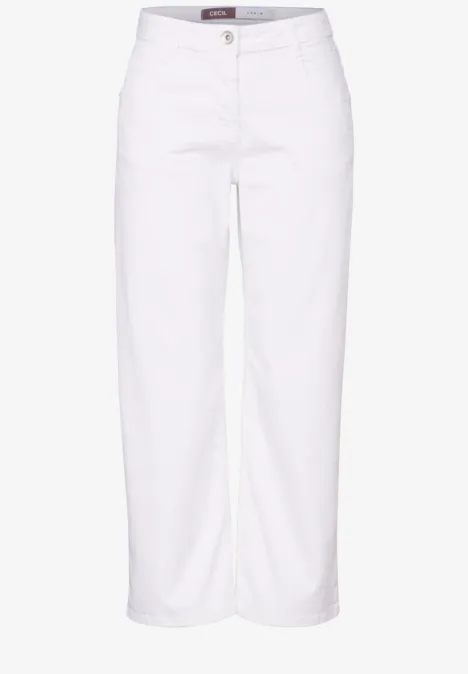Wide Leg Jeans White
