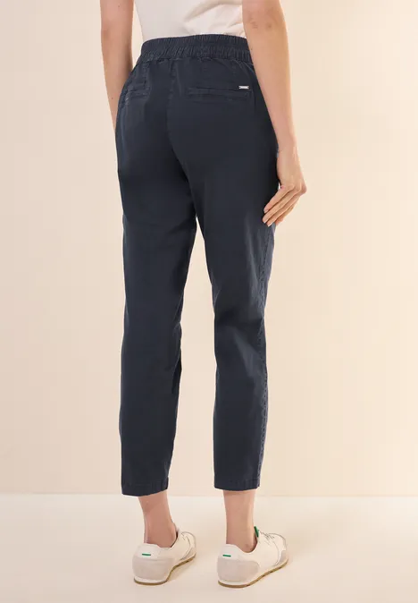 Hose im Washed-Look universal blue