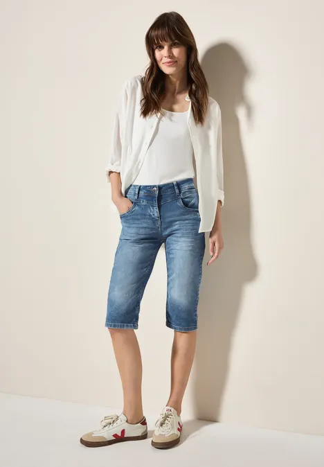 Jeansshorts light blue wash