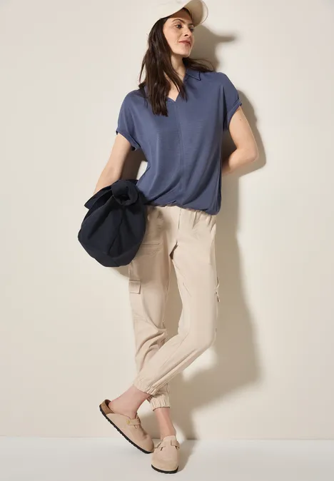 Leichte Cargo Hose boulder beige