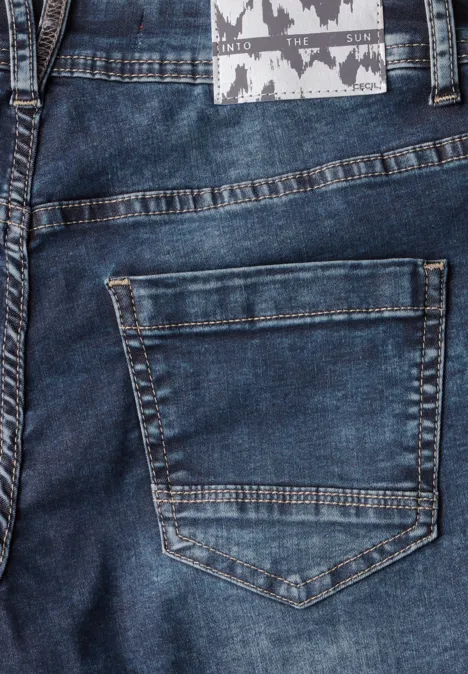 Jeansshorts Dark blue wash