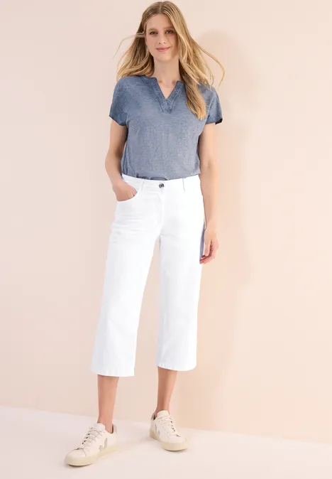 3/4 Jeans White