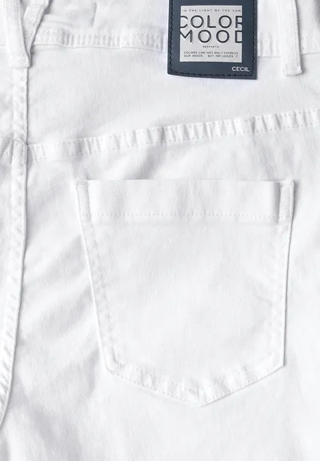 Casual Fit Shorts White