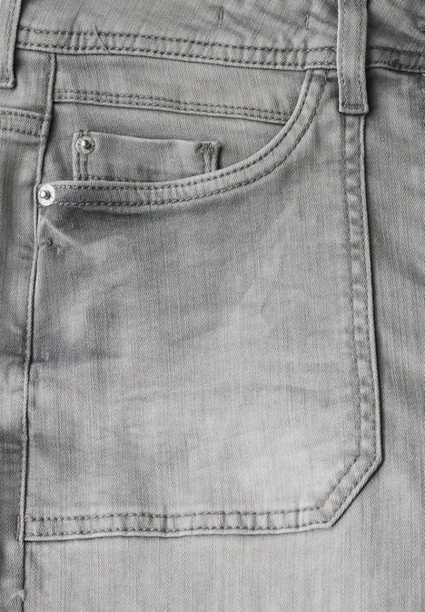 Wide Leg Jeans light grey wash
