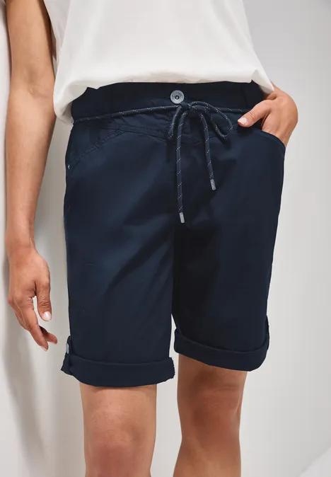 Shorts mit Tunnelzug universal blue