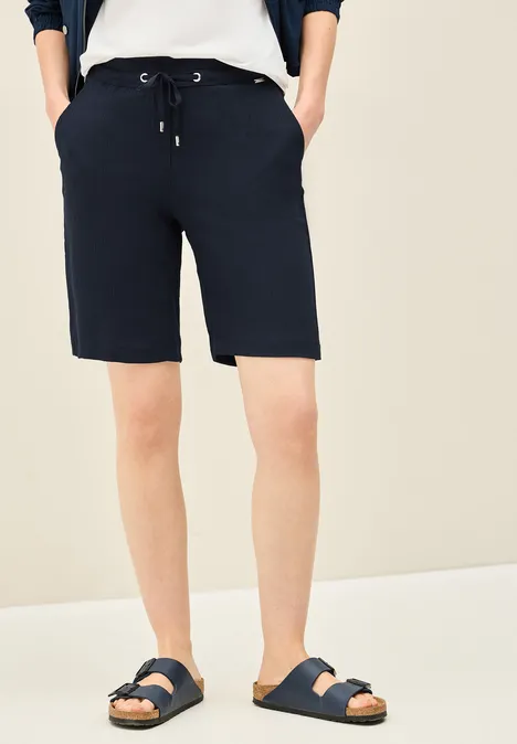 Shorts mit Struktur universal blue