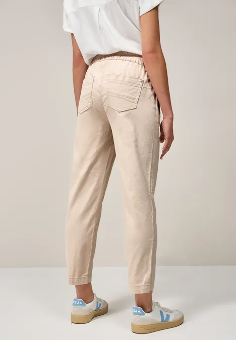 7/8 Casual Fit Hose boulder beige