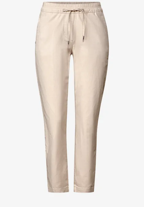 7/8 Casual Fit Hose boulder beige