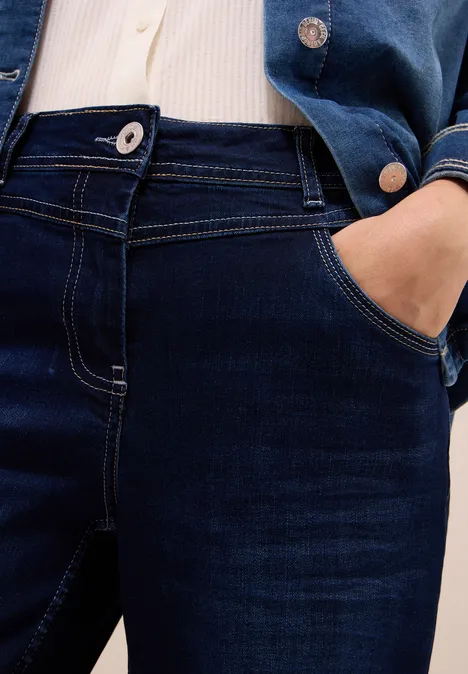 Wide Leg Jeans Dark blue wash