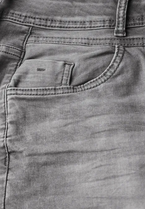 Wide Leg Jeans mid grey random wash
