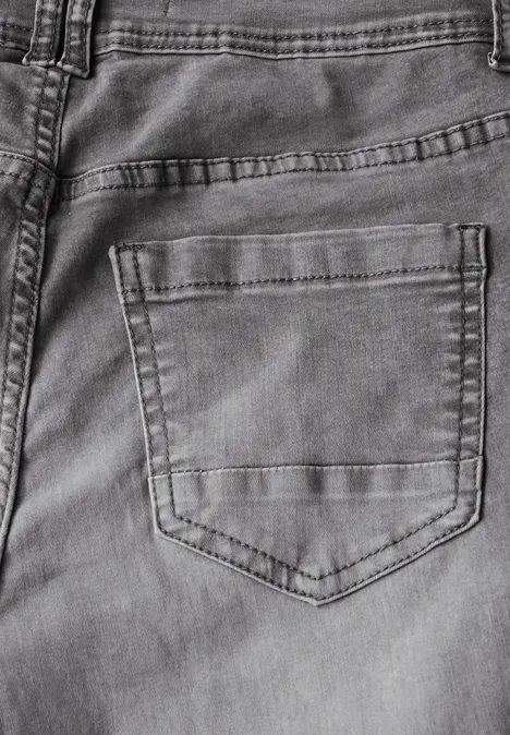 Wide Leg Jeans mid grey random wash