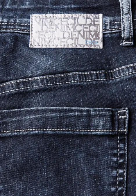 Bootcut Jeans mid blue used wash
