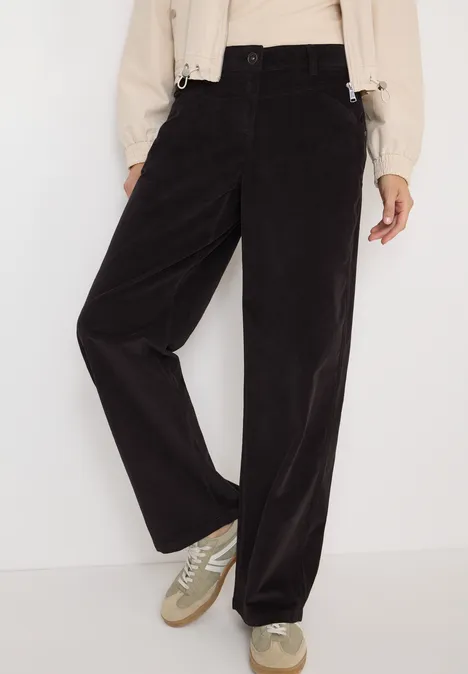 Wide Leg Cordhose carbon grey Wide Leg Cordhose carbon grey