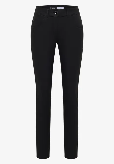 Hose im Leder-Look Black