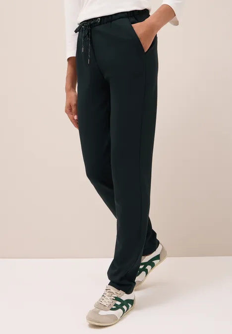 Casual Fit Hose ink green