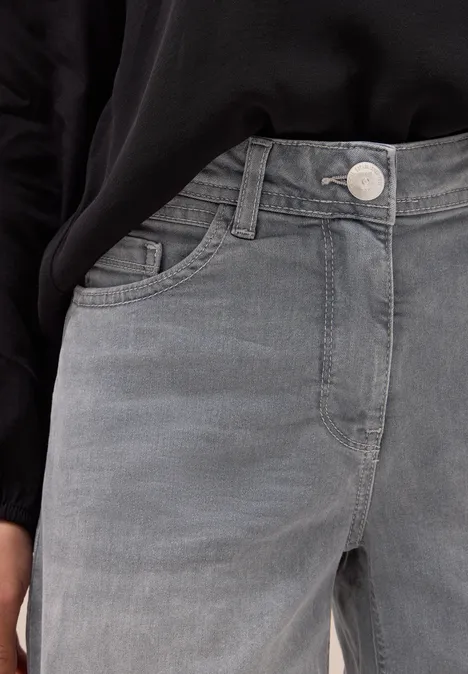 Wide Leg Jeans mid grey random wash