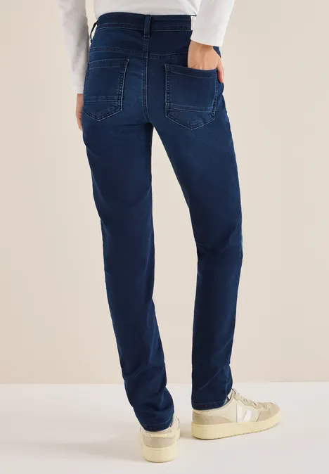 Slim Fit Jeans blue black random wash