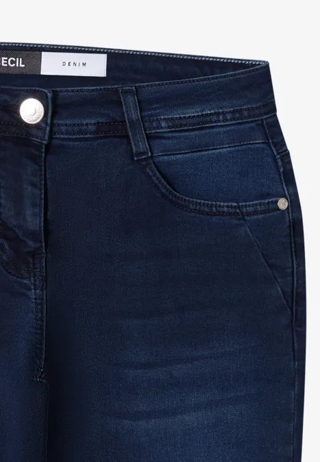 Slim Fit Jeans blue black random wash