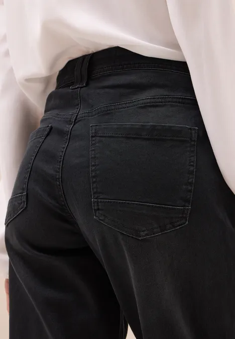 Wide Leg Jeans dark grey washed