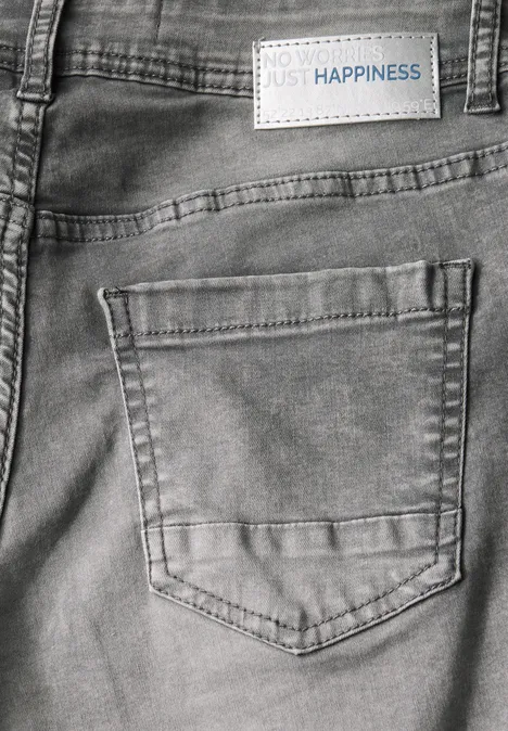 Wide Leg Jeans mid grey random wash