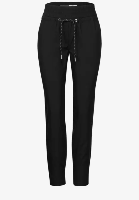 Loose Fit Hose Black