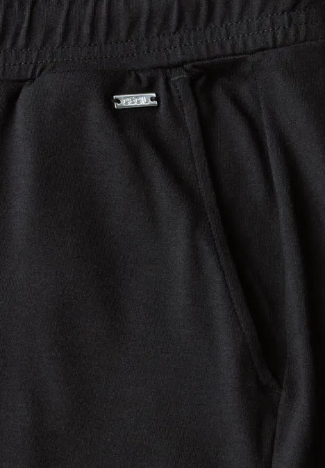 Jersey-Shorts Black