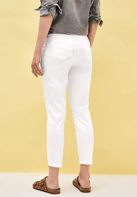7/8 Straight Leg Hose White