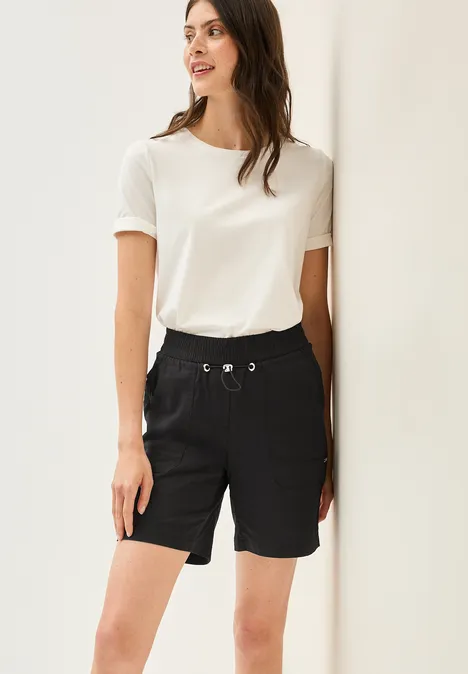 Shorts im Loose Fit Black