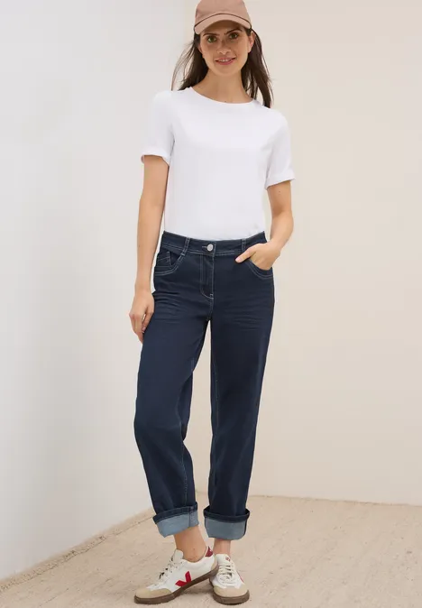 Rinsed Straight Leg Jeans rinsed wash