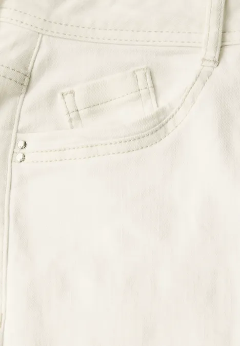 Straight Leg Jeans light beige