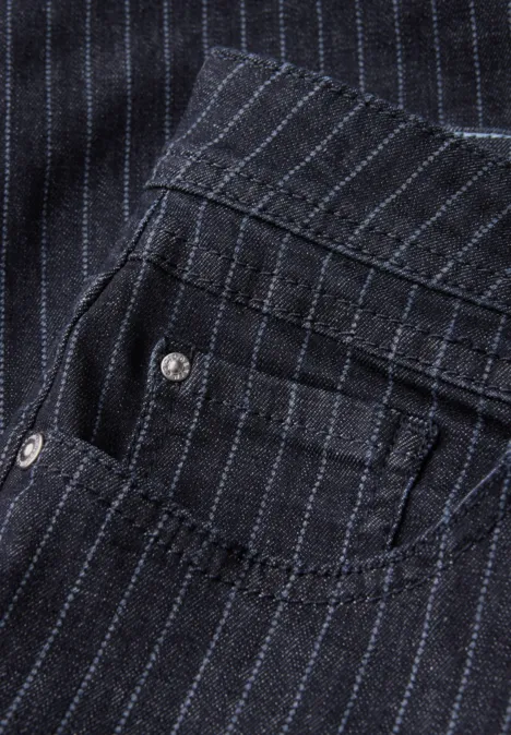 Straight Leg Jeans Dark blue wash