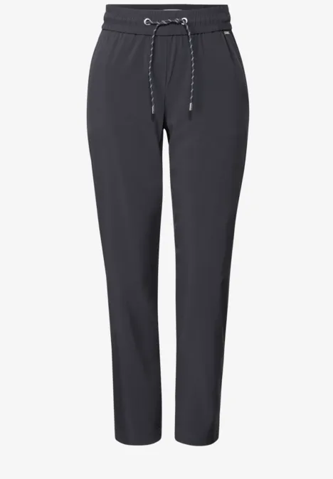 Hose im Casual Fit grey stone