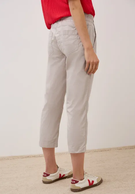 3/4 Hose im Casual Fit boulder beige