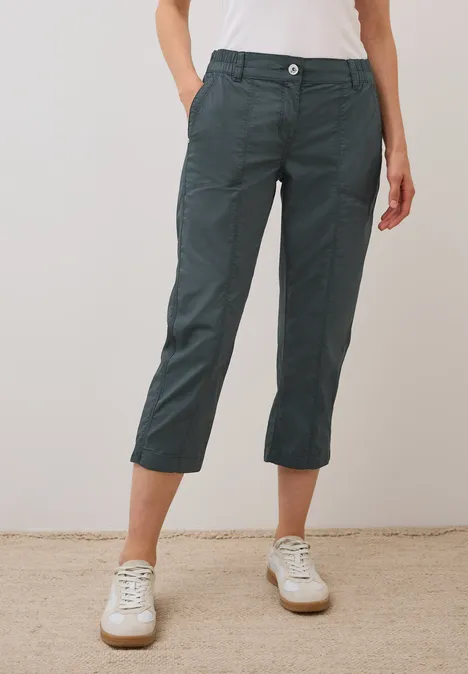 3/4 Hose im Casual Fit slate khaki