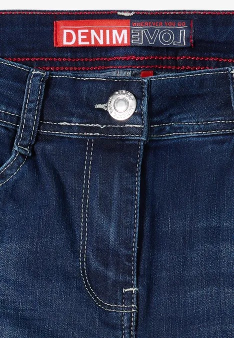 Slim Fit Jeans Dark blue wash