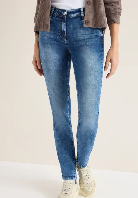 Jeansy Casual Fit mid blue wash